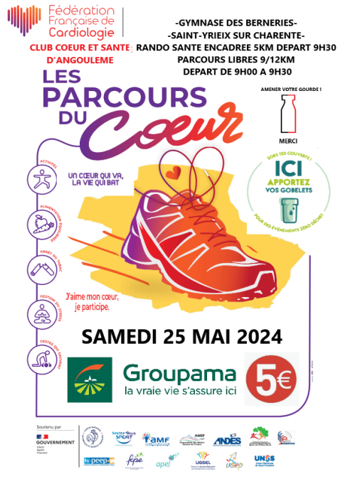 LES PARCOURS DU COEUR DU CLUB D ANGOULEME